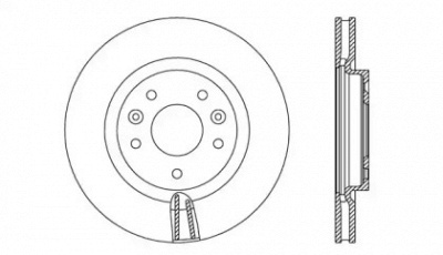 OPEN PARTS bda272720 -  Тормозной диск